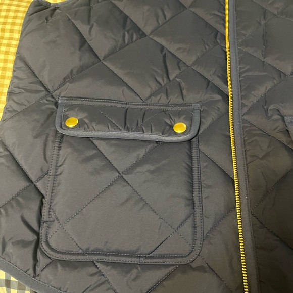 J. Crew Women’s Navy Blue Checkered Vest - Picture 4 of 4